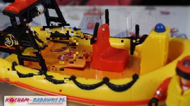 Fireman Sam / Strażak Sam - Simba - Neptune Speed Boat with Figurine / Łódź Ratunkowa Neptune