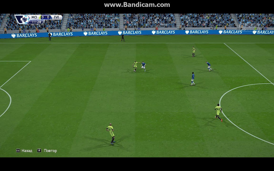 BPL 6 Тур. Манчестер Сити - Эвертон 0:1. McCarthy, 12'