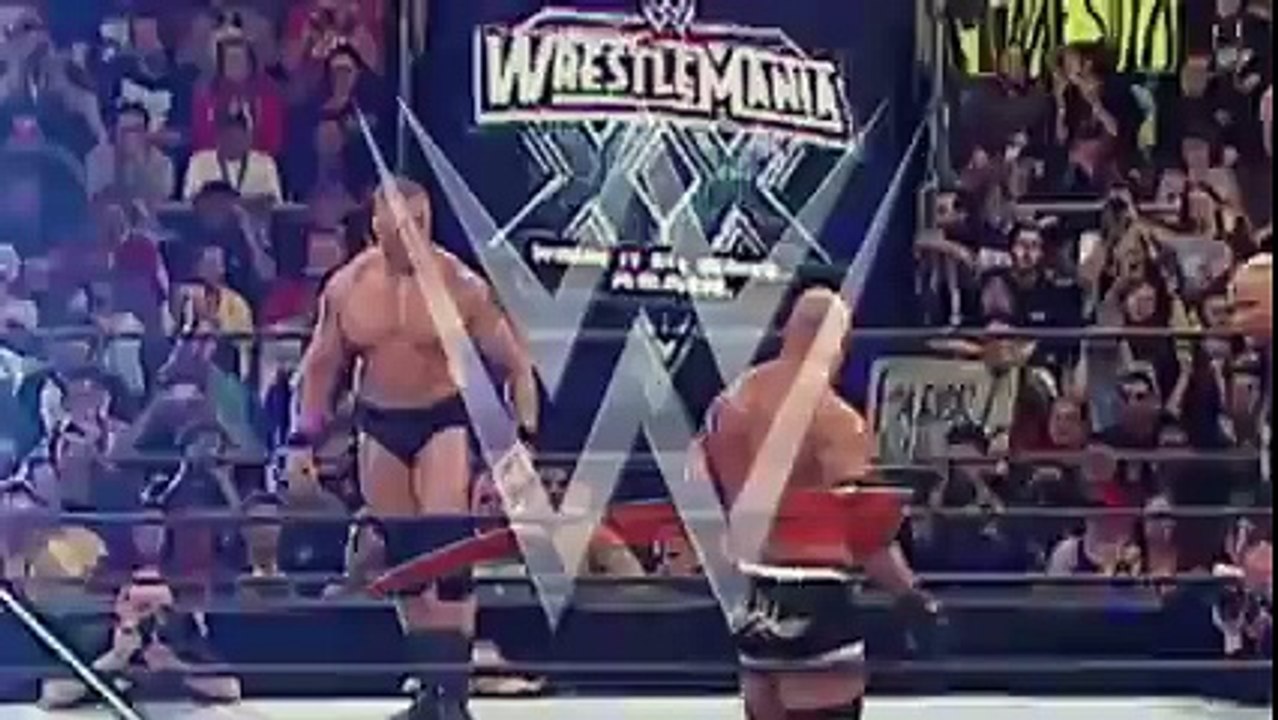 Brock Lesnar vs Goldberg full match/WWE Wrestlemania 20