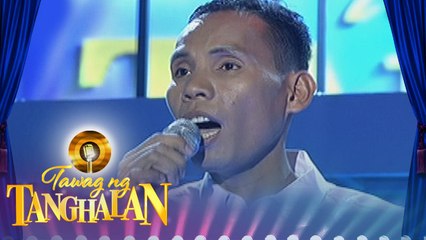 Tawag ng Tanghalan: Manolito Macas | Just Once