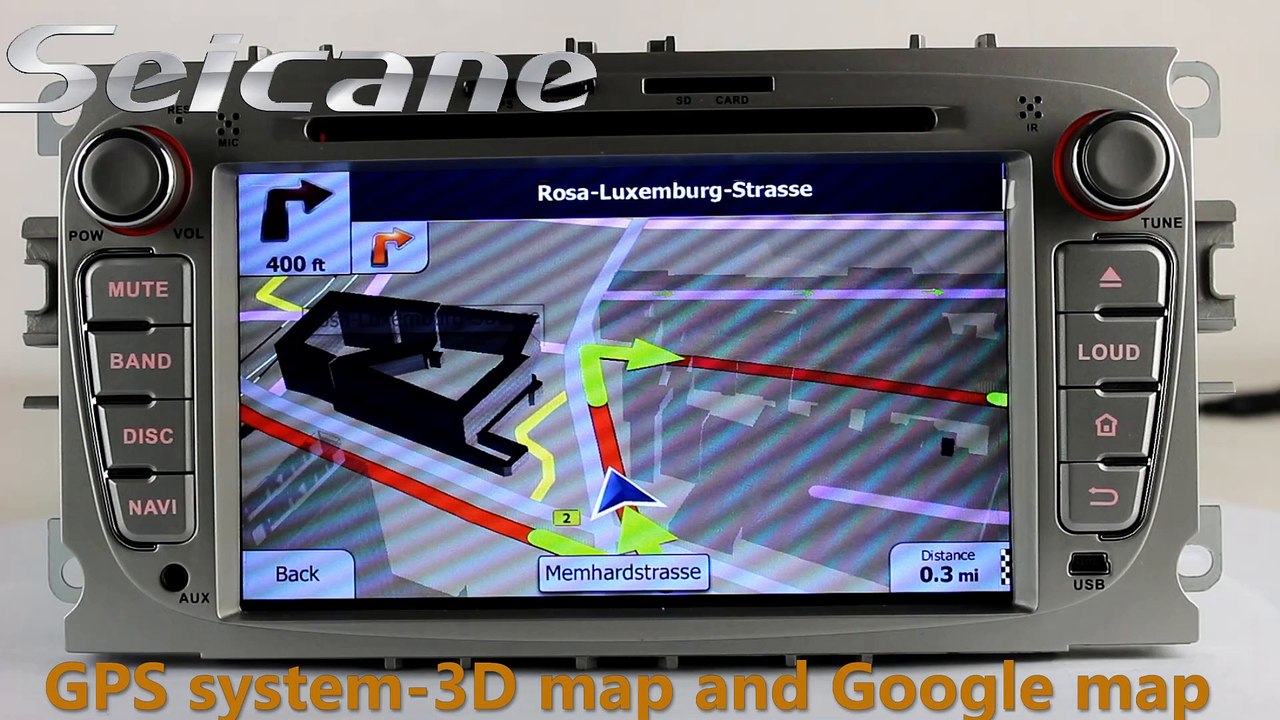 All in one 2007 2008 2009 2010 Ford Mondeo gps radio Parrot bluetooth audio system with TPMS HD Digital TV