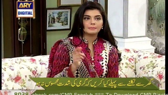 How to keep yourself hydrated in summers