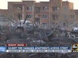 Evacuated residents return to aftermath of Gilbert five-alarm fire