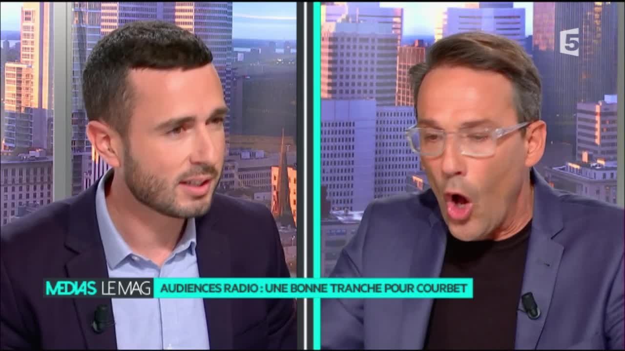Audiences radio : une bonne tranche pour Courbet