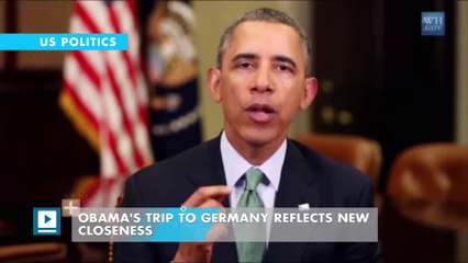 Obama's trip to Germany reflects new closeness
