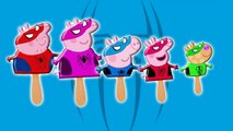 Peppa Pig Spiderman Ice Cream 4 Finger Family \ Nursery Rhymes Lyrics