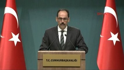 Cumhurbaşkanlığı Sözcüsü Kalın'dan 'Kilis' Açıklaması Bilinçli Olarak Yapıldığı Konusunda Bize...