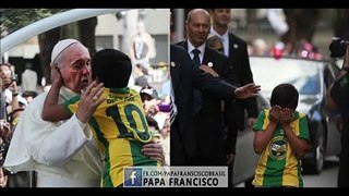 Menino abençoado por Papa Francisco fala que quer ser Sacerdote Católico