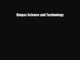 [PDF] Biogas Science and Technology Read Online