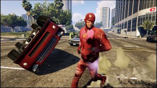 The Flash VS. Hulk Mod (GTA 5 Funny Moments)