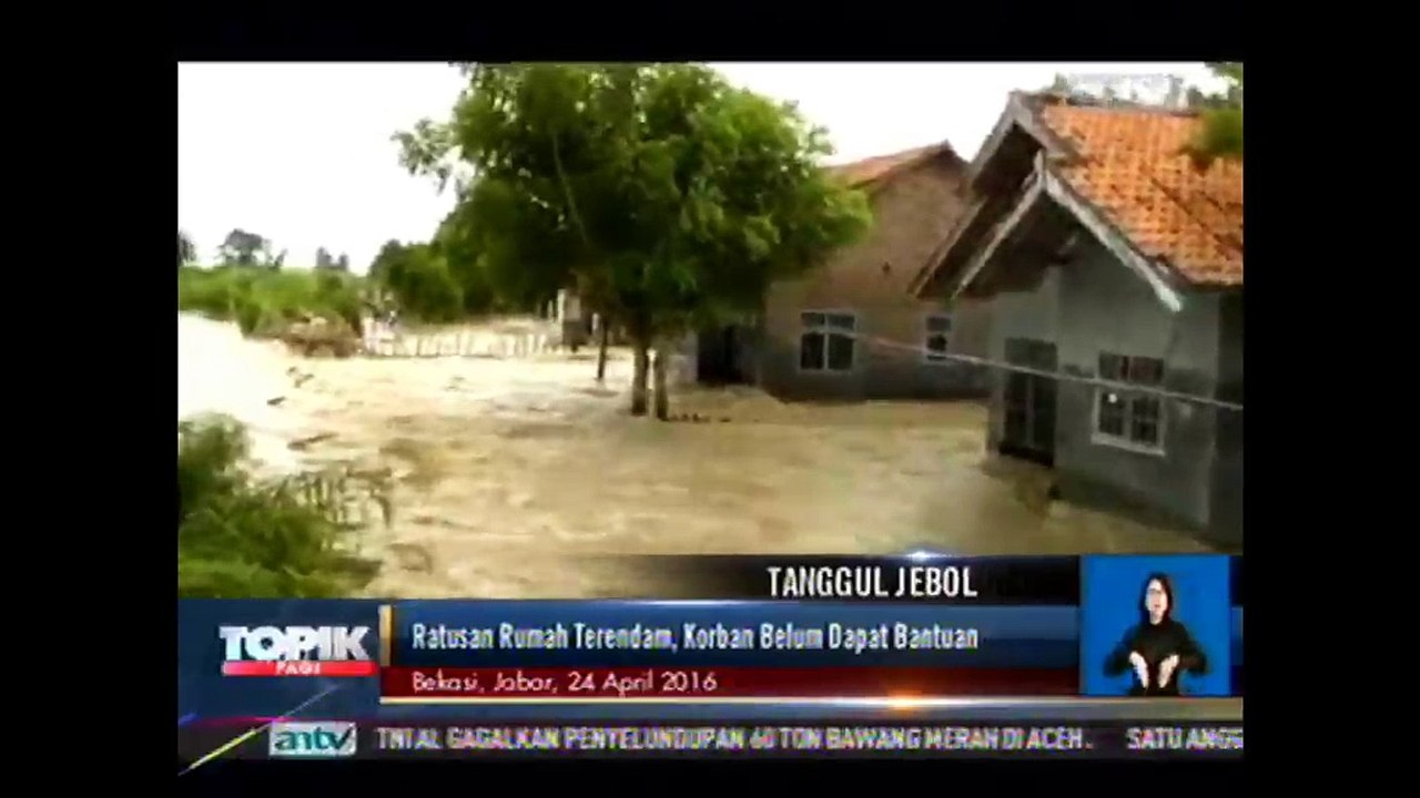 Bekasi Banjir Lagi, Ratusan Rumah Terendam