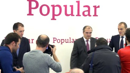 Ángel Ron en la Presentación de Resultados 2015 de Popular