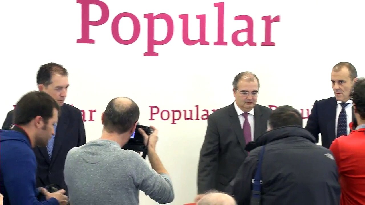 Ángel Ron en la Presentación de Resultados 2015 de Popular