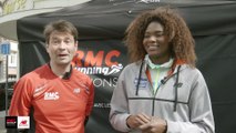 RMC Running Sessions avec New Balance - Interview de Muriel Hurtis et Arnaud
