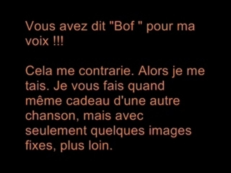 Renaud - Elle est facho (et vote Sarko) -