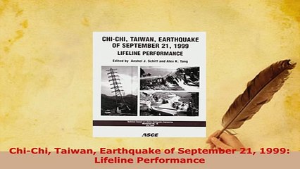 PDF  ChiChi Taiwan Earthquake of September 21 1999 Lifeline Performance Free Books