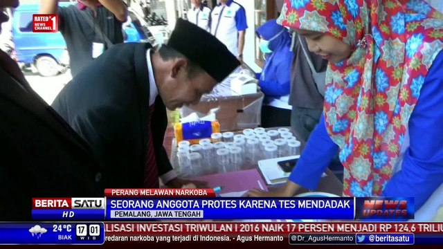 BNN Tes Urine Anggota DPRD Pemalang