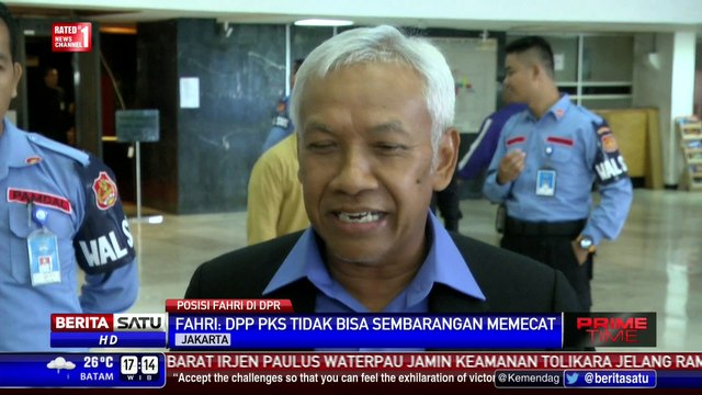 Rapim DPR Bahas Surat Fraksi PKS, Fahri Hamzah Santai
