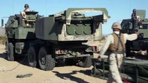 The Powerful New US GPS Guided Rockets in Action: M142 High Mobility Artillery Rocket Syst