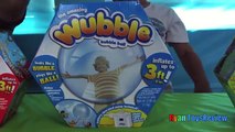 WUBBLE BUBBLE BALL Family Fun playtime outside with GIANT BALL kids Video Ryan ToysReview