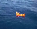 La ministre norvégienne de l'Immigration s'est jetée à l'eau, près de Lesbos, pour faire 