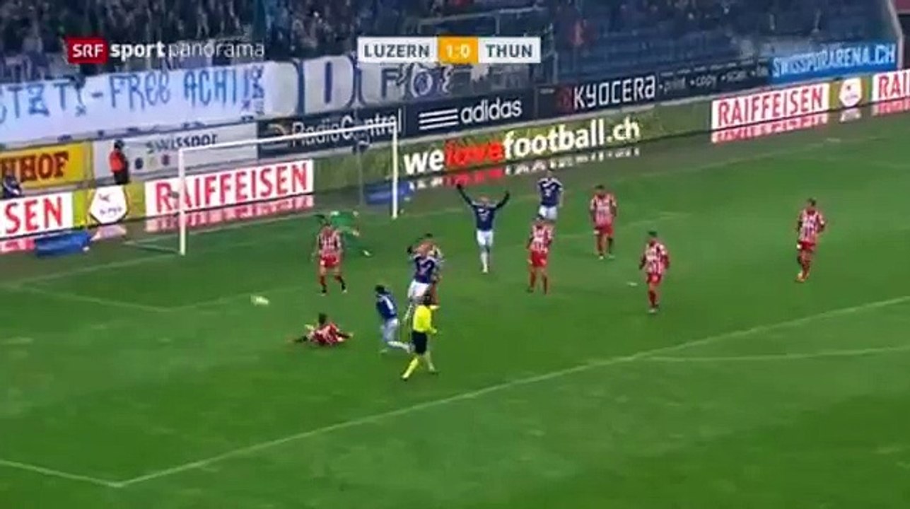 FC Luzern 2:0 FC Thun 24.04.16 (30.Runde 2015/16)
