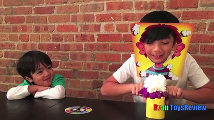 Pie Face Challenge Whip Cream in the face Family Fun Game for Kids Egg Surprise Toys