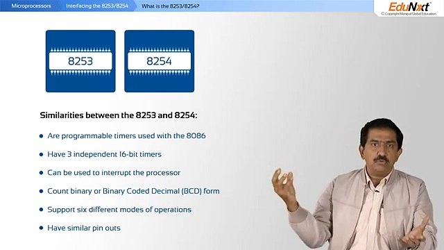Interfacing the 8253-8254