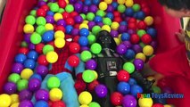 Star Wars DARTH VADER GOT SPIDERMAN Surprise egg toys Disney Frozen Ryan ToysReview
