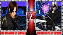[Mugen - KOF WOJ] Kyo Kusanagi (Glasses) vs. Element Kyo (Opirus)