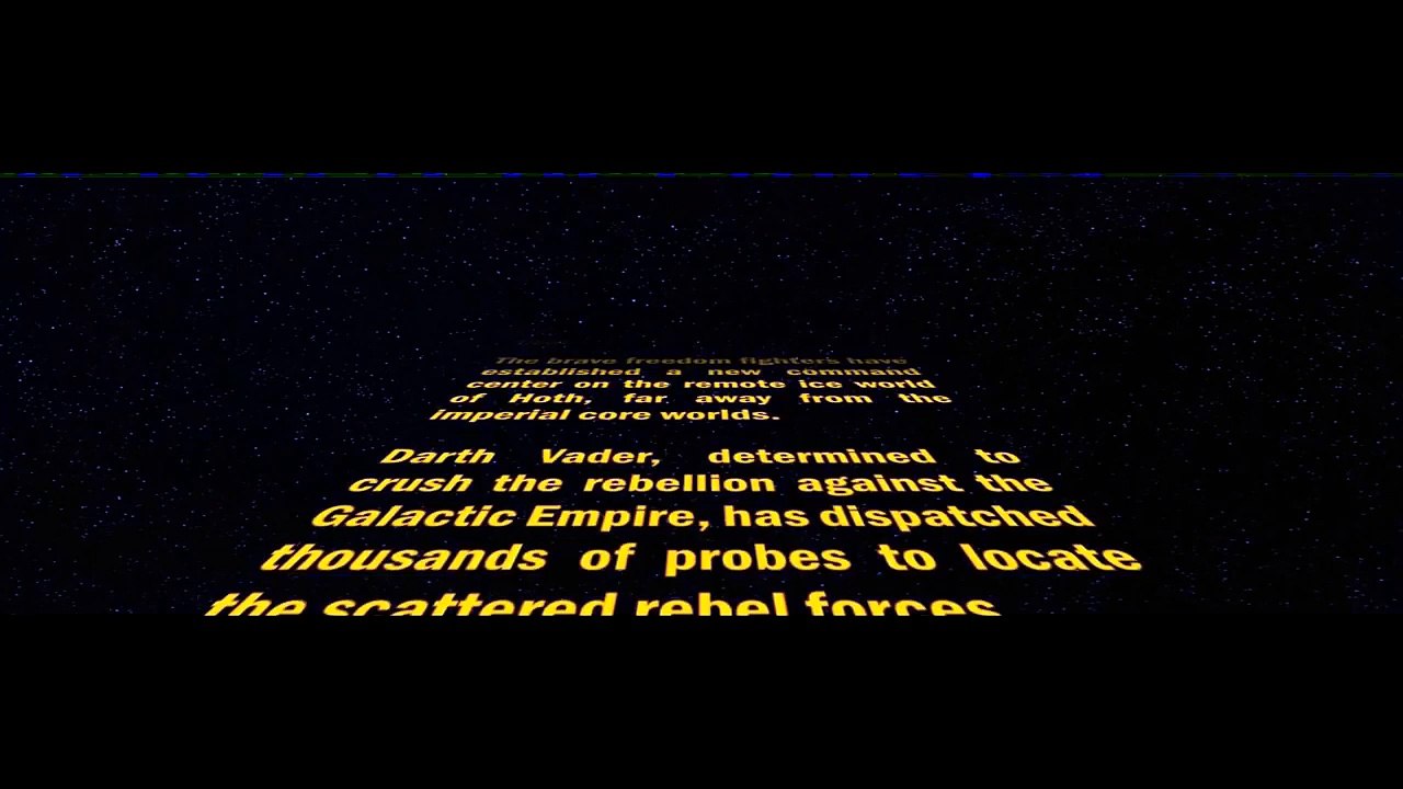 MY FAN EDIT OF STAR WARS: THE EMPIRE STRIKES BACK