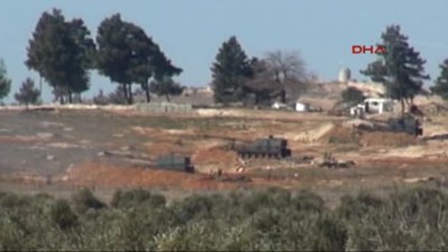 Kilis Sınıra 6 Kilometre Uzaklıkta Bulunan Işid'e Ait Atış Hazırlığındaki Füze Rampası İmha Edildi