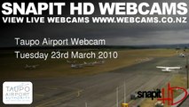 Taupo Airport Webcam Tuesday 23rd March 2010