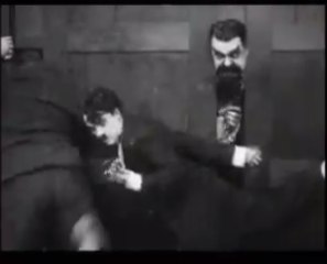 Me.been closing the slide door distrbe the tow men..