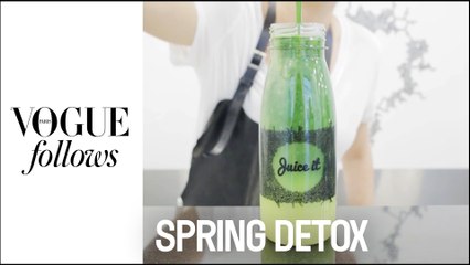 Recette detox : le jus pressé green detox | #VogueFollows | VOGUE PARIS & Juice It