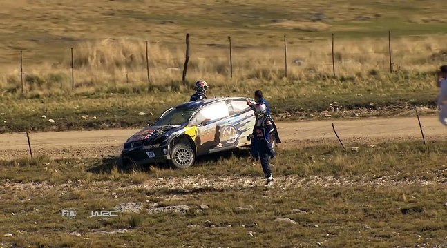 Le gros crash de Latvala au Rallye d'Argentine