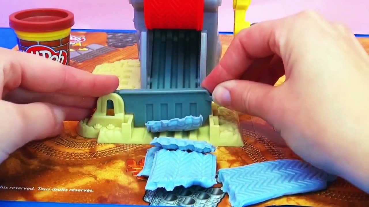 Play Doh Diggin Rigs chantier de construction et pelleteuse | français Play Doh digger tru
