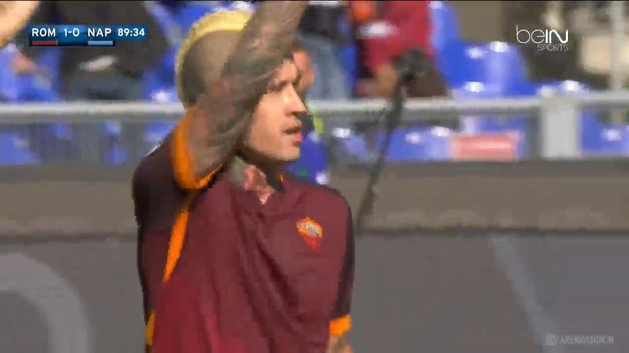 Radja Nainggolan 1:0 Super HD - Roma 1-0 Napoli Serie A 25.04.2016