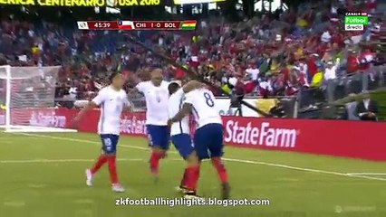 All Goals  - Chile 2-1 Bolivia - 10-06-2016