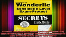 DOWNLOAD FREE Ebooks  Secrets of the Wonderlic Scholastic Level Exam  Pretest Study Guide Wonderlic Exam Full Ebook Online Free