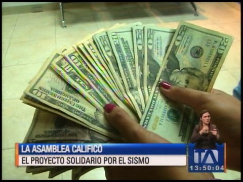 Legislativo califica proyecto de ley solidaria por el terremoto