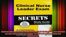 READ book  Clinical Nurse Leader Exam Secrets Study Guide CNL Test Review for the Clinical Nurse Full Free