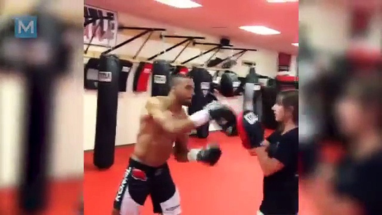 Preparação do lutador Edson Barboza