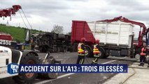 Accident sur l'A13: 