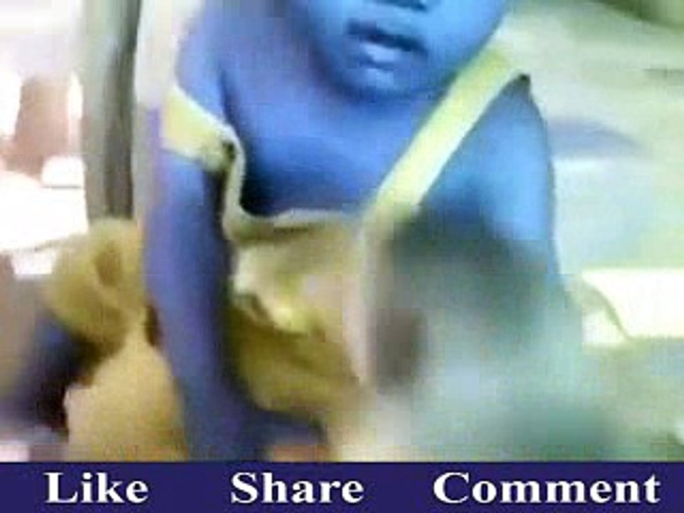 Baby And Monkey Fun For Milk..