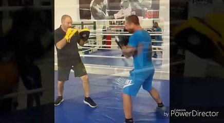 Luciano Bazooka Abis fase di allenamento presso bazooka boxing gym