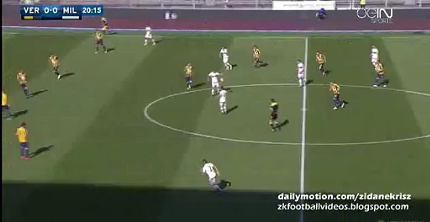 Jeremy Menez Fantastic Elastico Skills - Hellas Verona v. Milan Serie A 25.04.16
