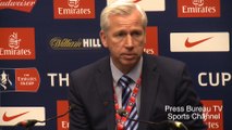 Alan Pardew reaction Watford vs Crystal Palace FA CUP