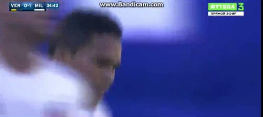 HONDA GOAAAL - Verona 0-2 AC Milan 25-04-2016