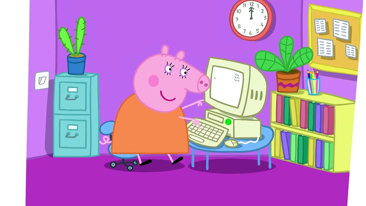 პეპა პიგ   დედა ღრუტო მუშაობს